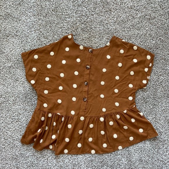 Blu Pepper Blouse | Mustard Top - Picture 6 of 8